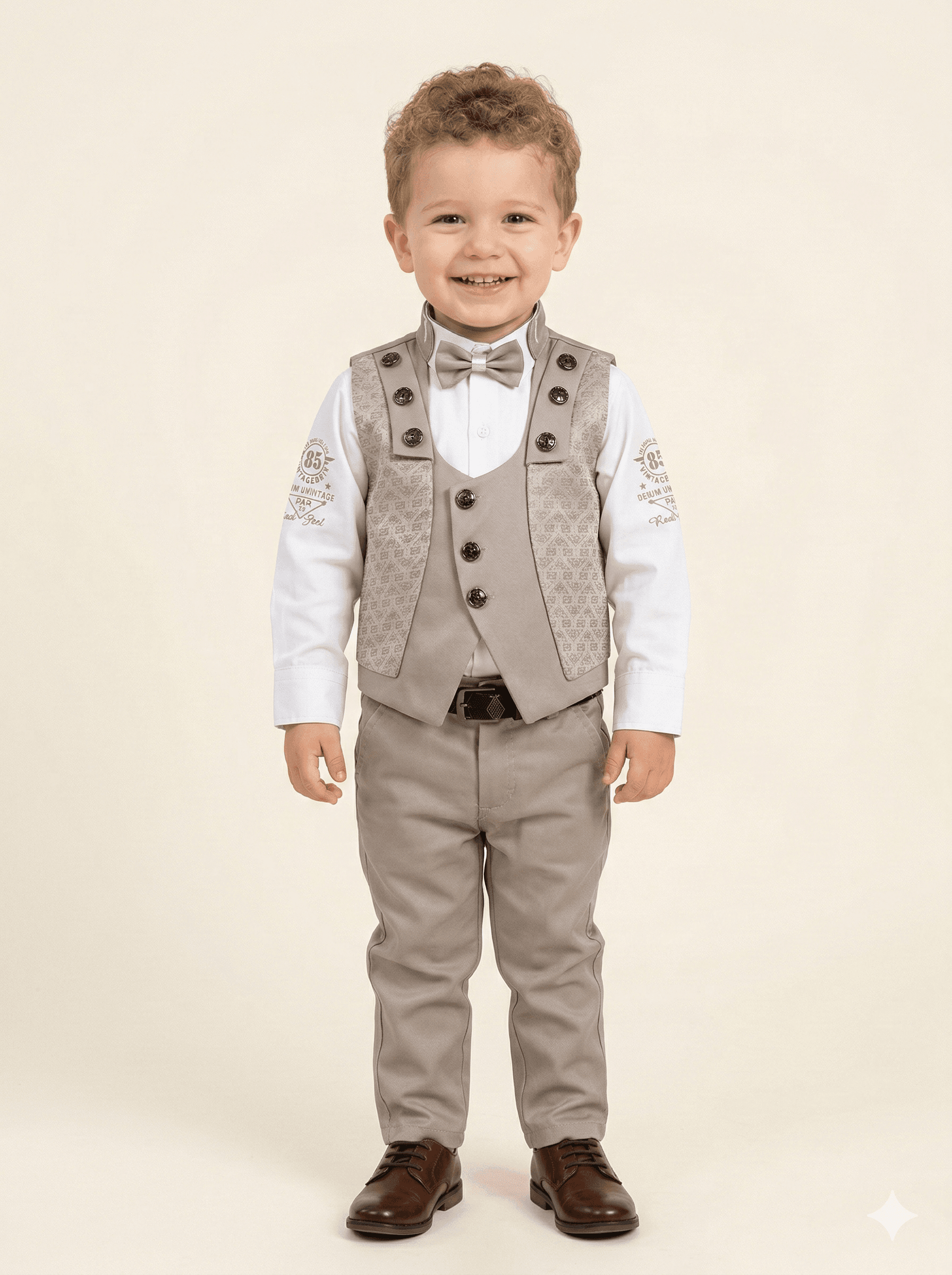 3 piece vest and trouser set